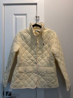 Ralph Lauren Quilted Puffer Jacket - Cream